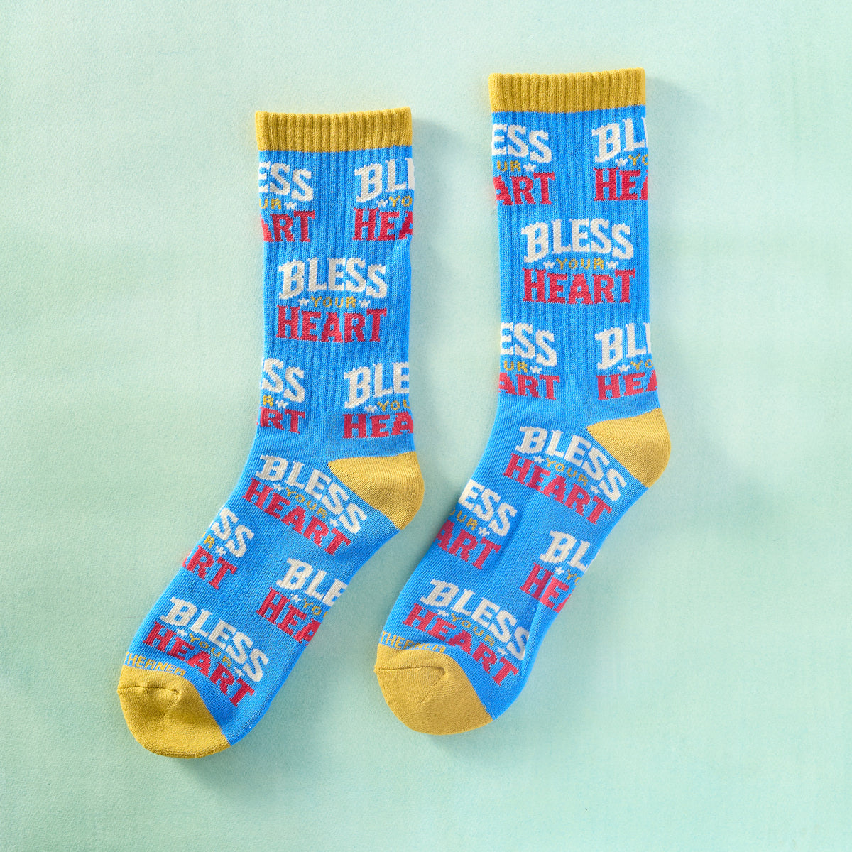 Retro Bless Your Heart Socks
