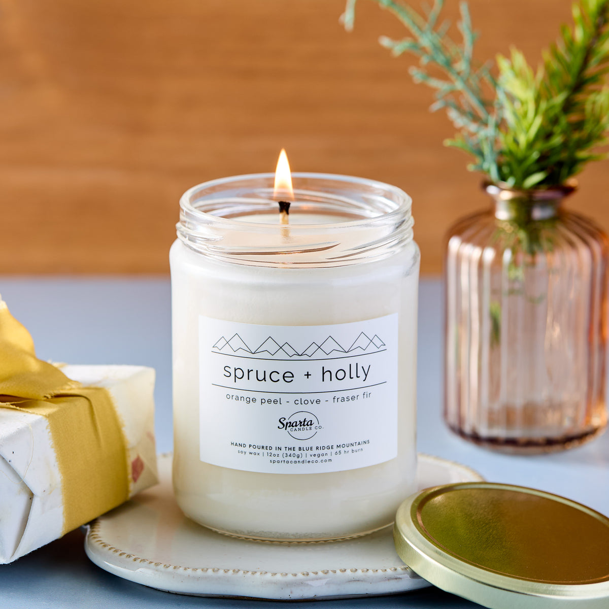 Spruce and Holly Candle