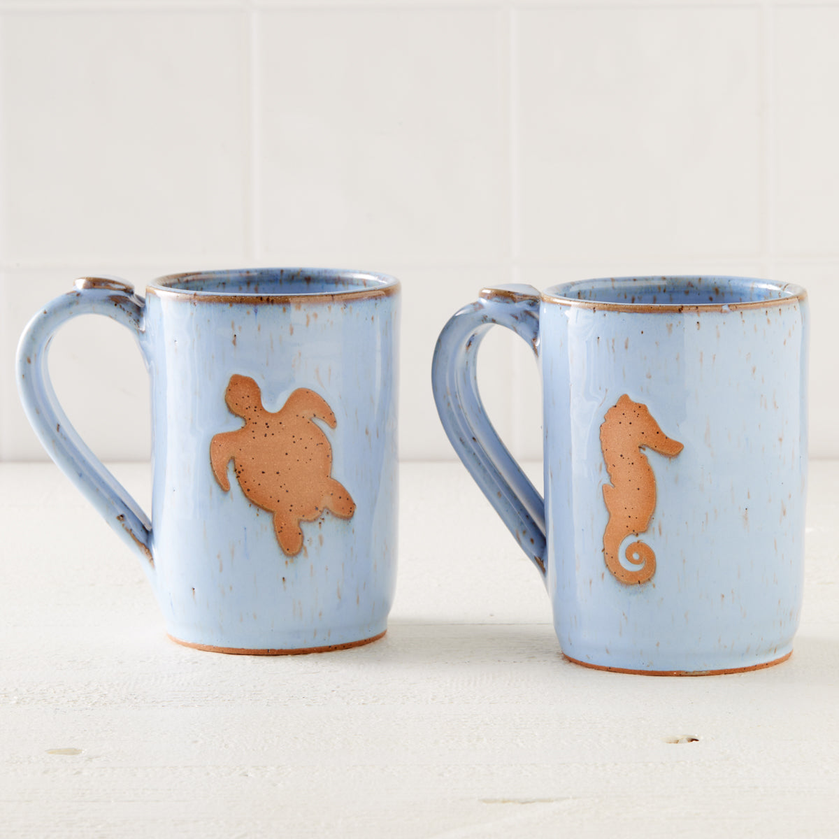 Sea Turtle Pottery Mug