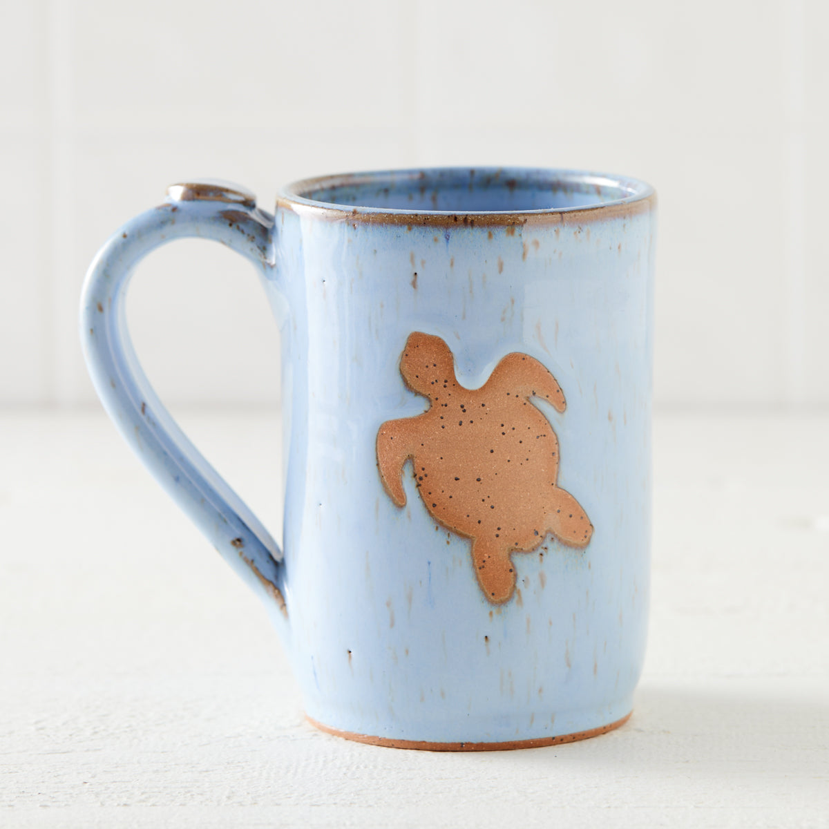 Sea Turtle Pottery Mug