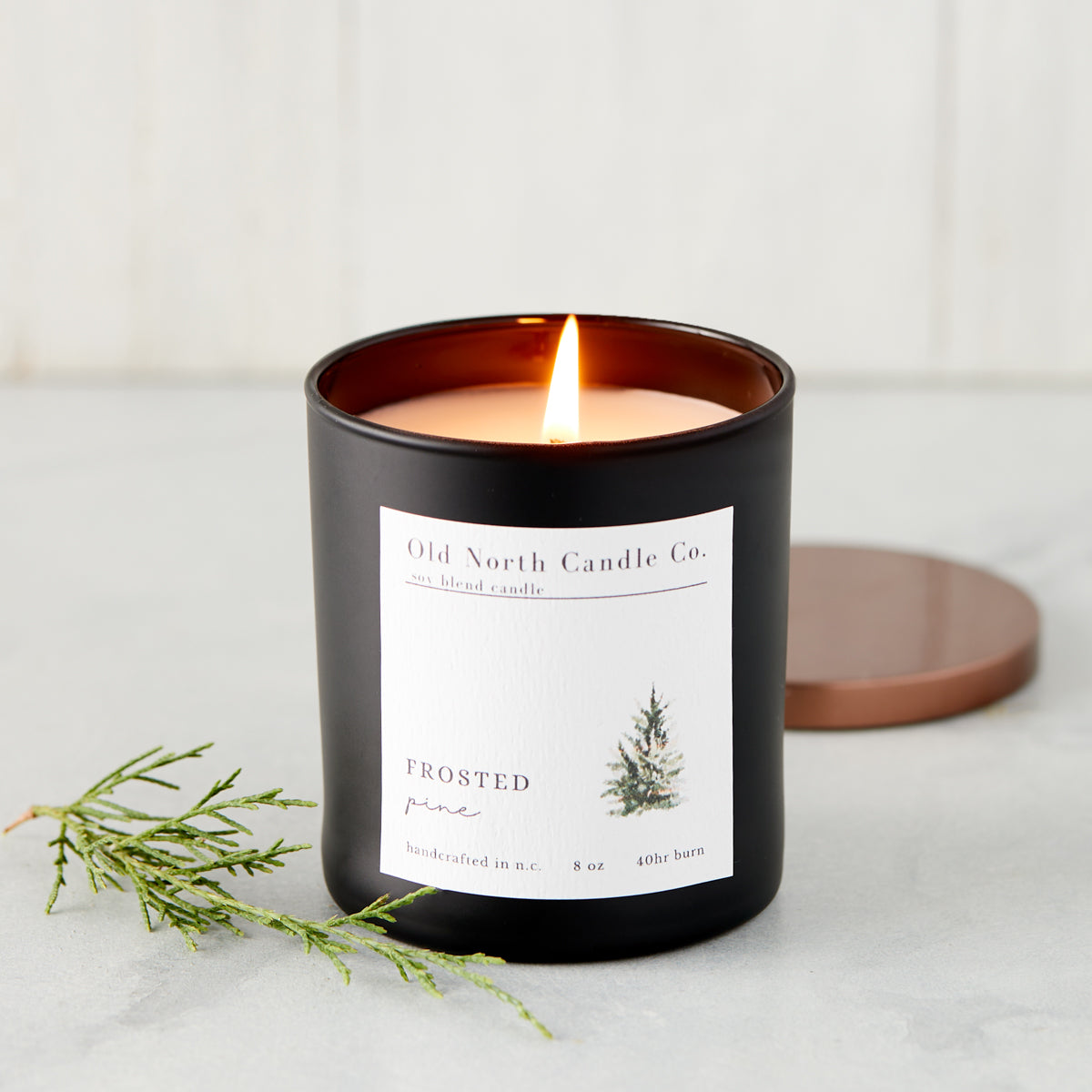 Frosted Pine Candle