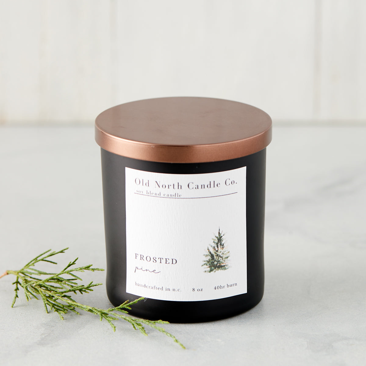 Frosted Pine Candle