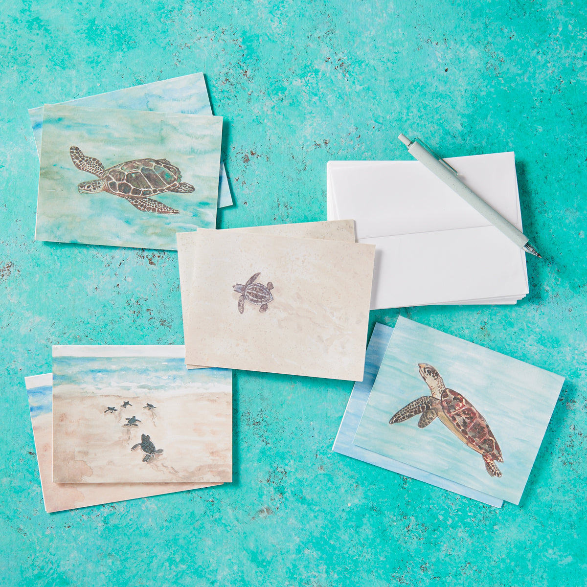 Sea Turtle Greeting Cards