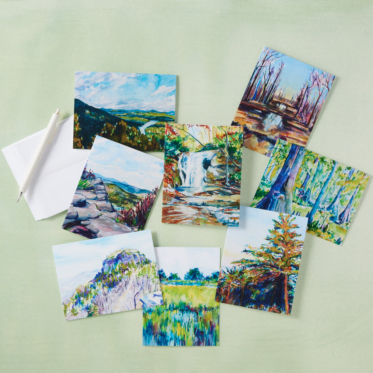 Scenic State Park Greeting Card Set