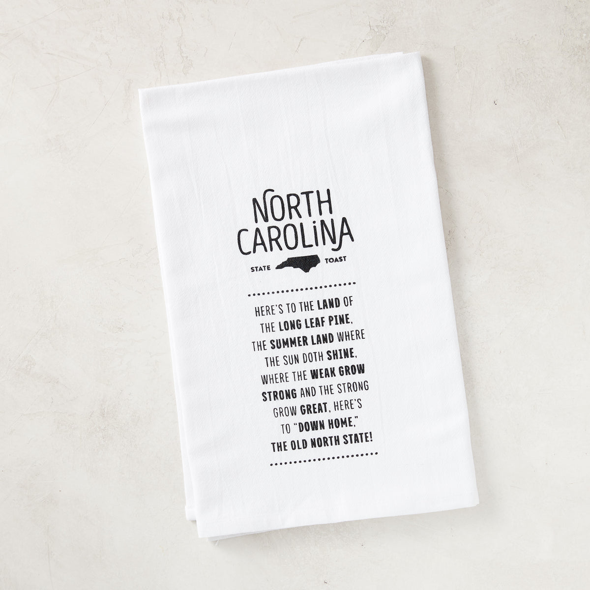 North Carolina State Toast Kitchen Towel North Carolina Home Decor