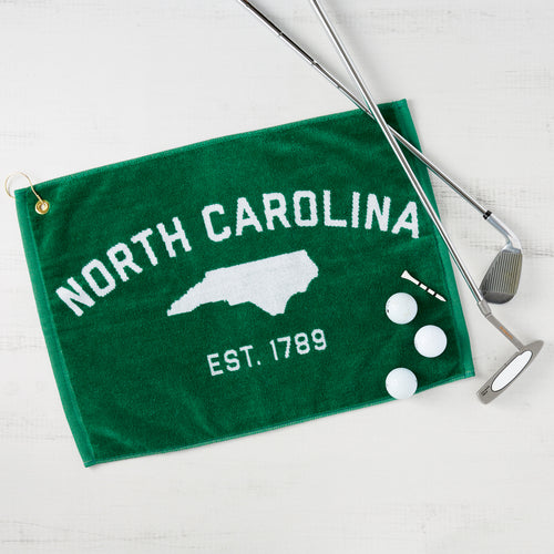 "North Carolina Est. 1789" Golf Towel