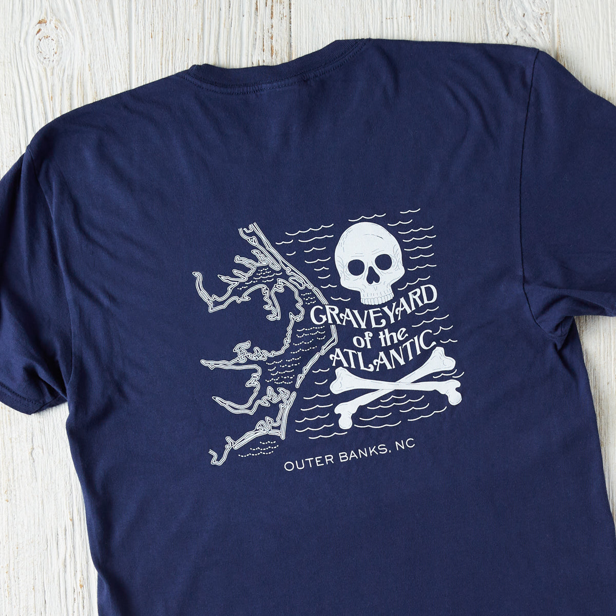Navy "Graveyard of the Atlantic" T-Shirt