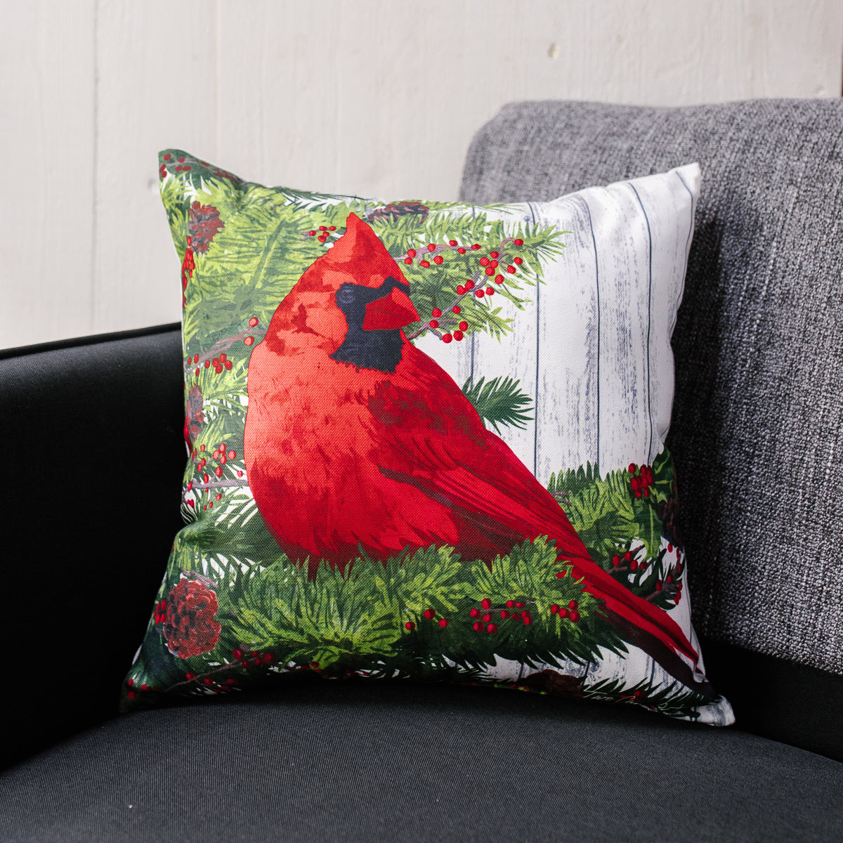 Red Cardinal Indoor/Outdoor Pillow