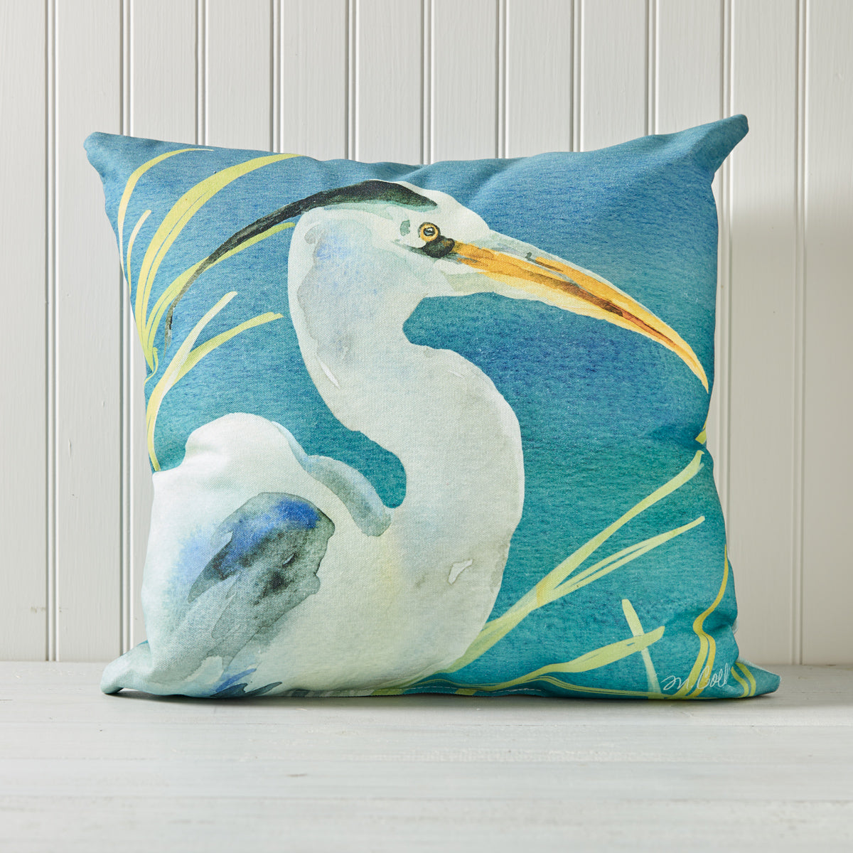 Blue Heron Indoor/Outdoor Pillow