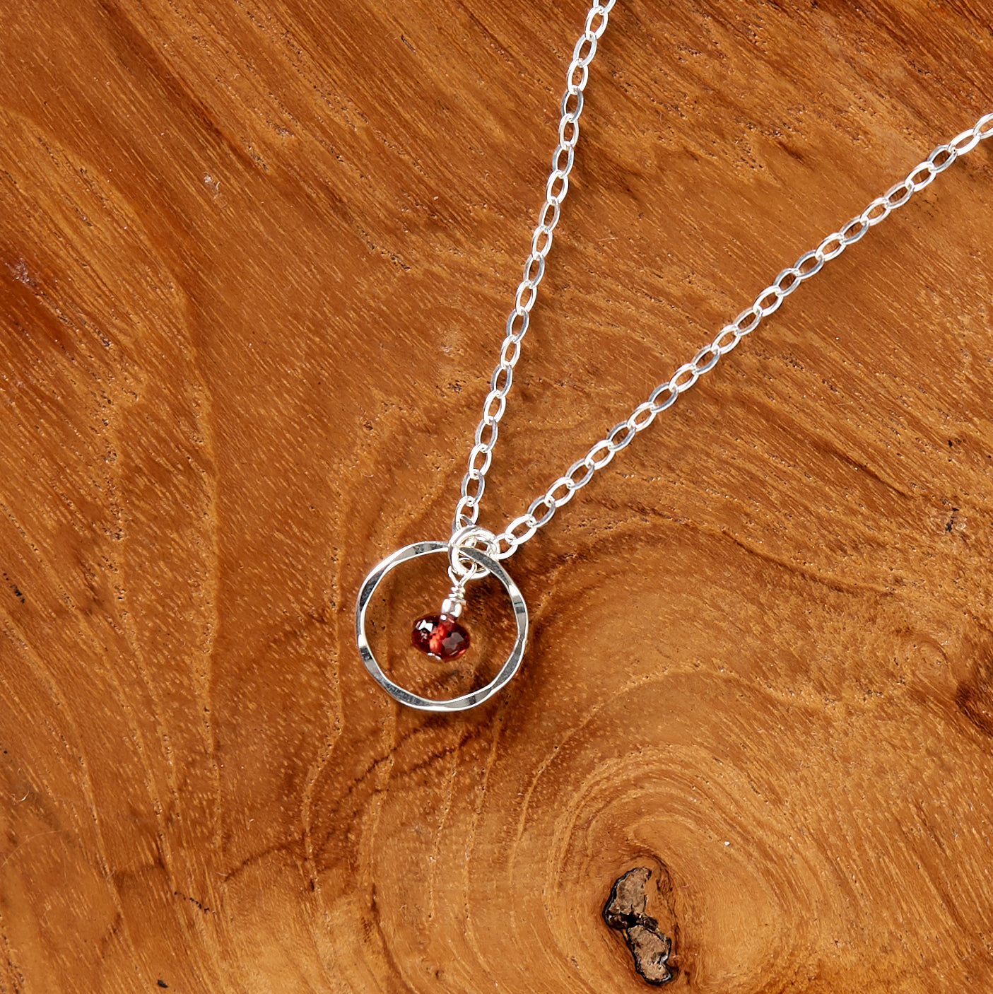 Buy January garnet Birthstone Necklace Created With Zircondia® Crystals by  Philip Jones Online in India - Etsy