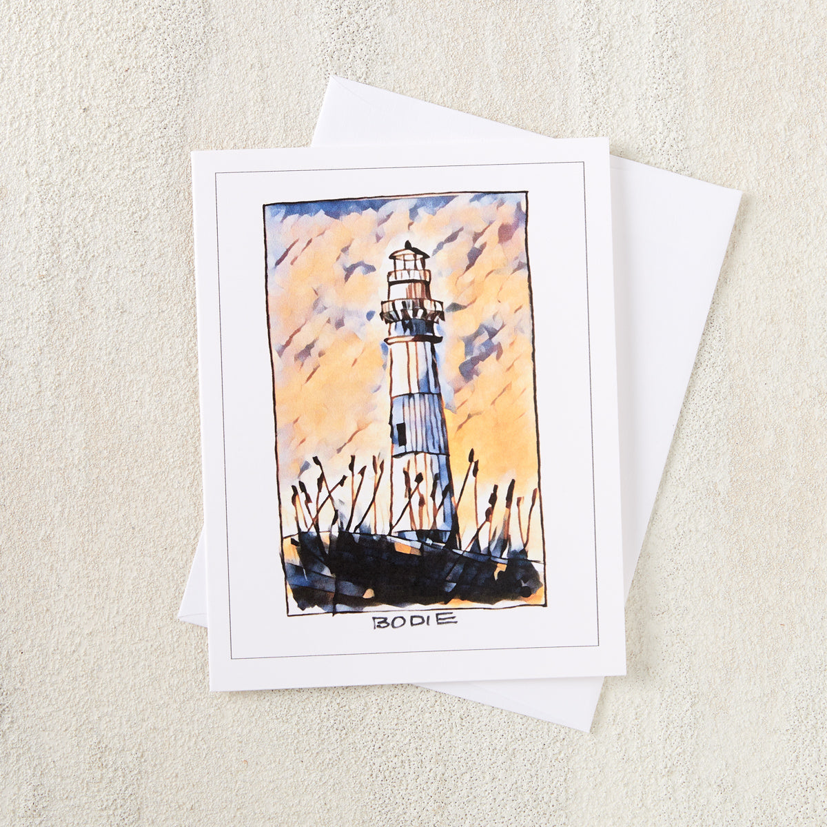 Painted Lighthouse Greeting Card Set