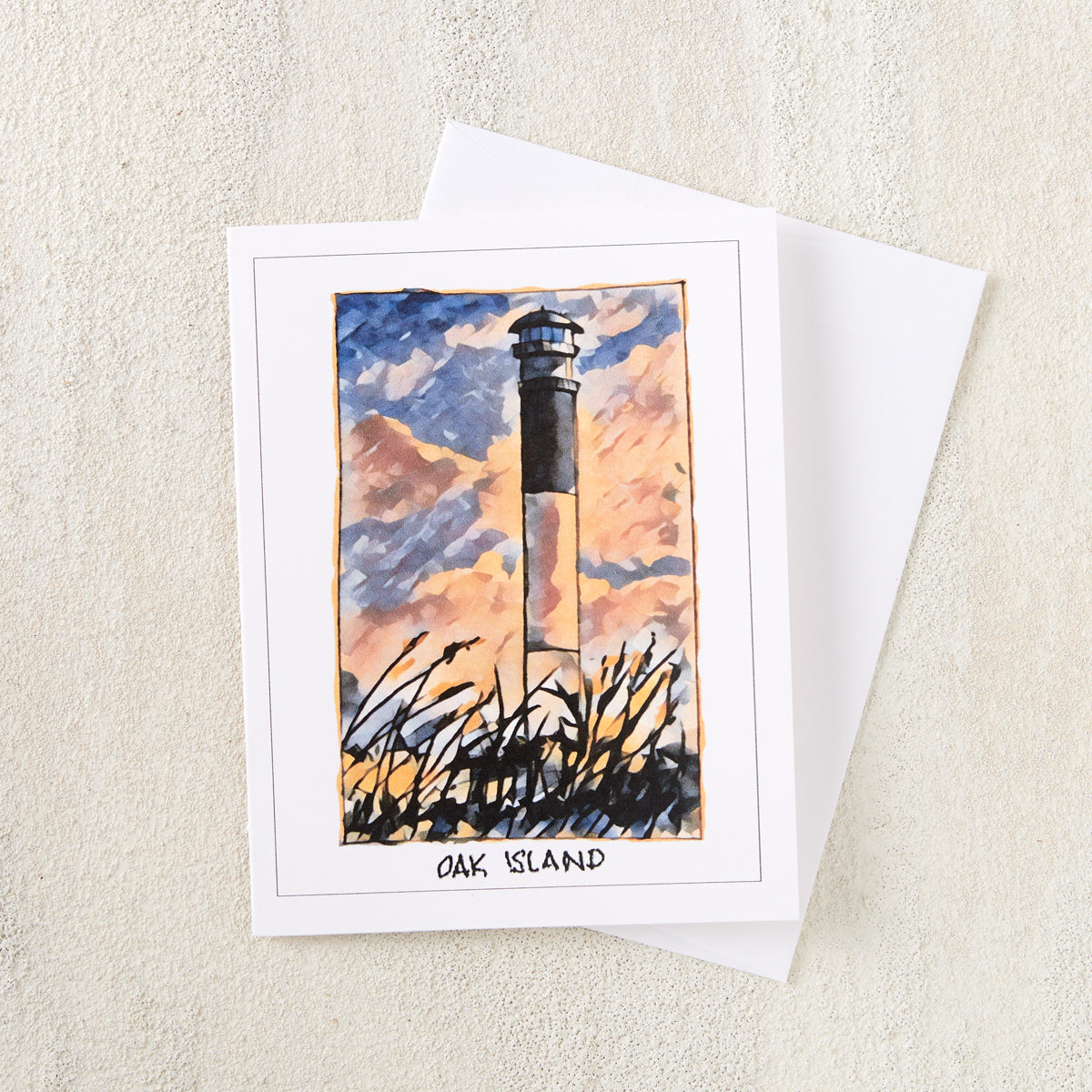 Painted Lighthouse Greeting Card Set